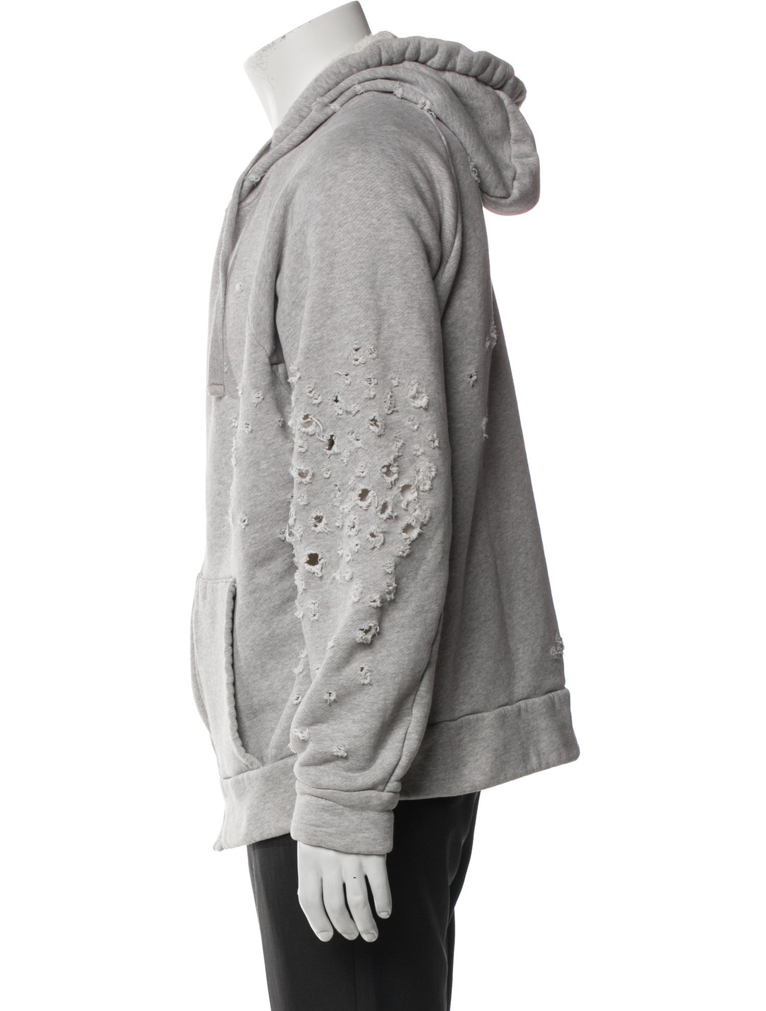 Iro V-Neck Long Sleeve Hoodie