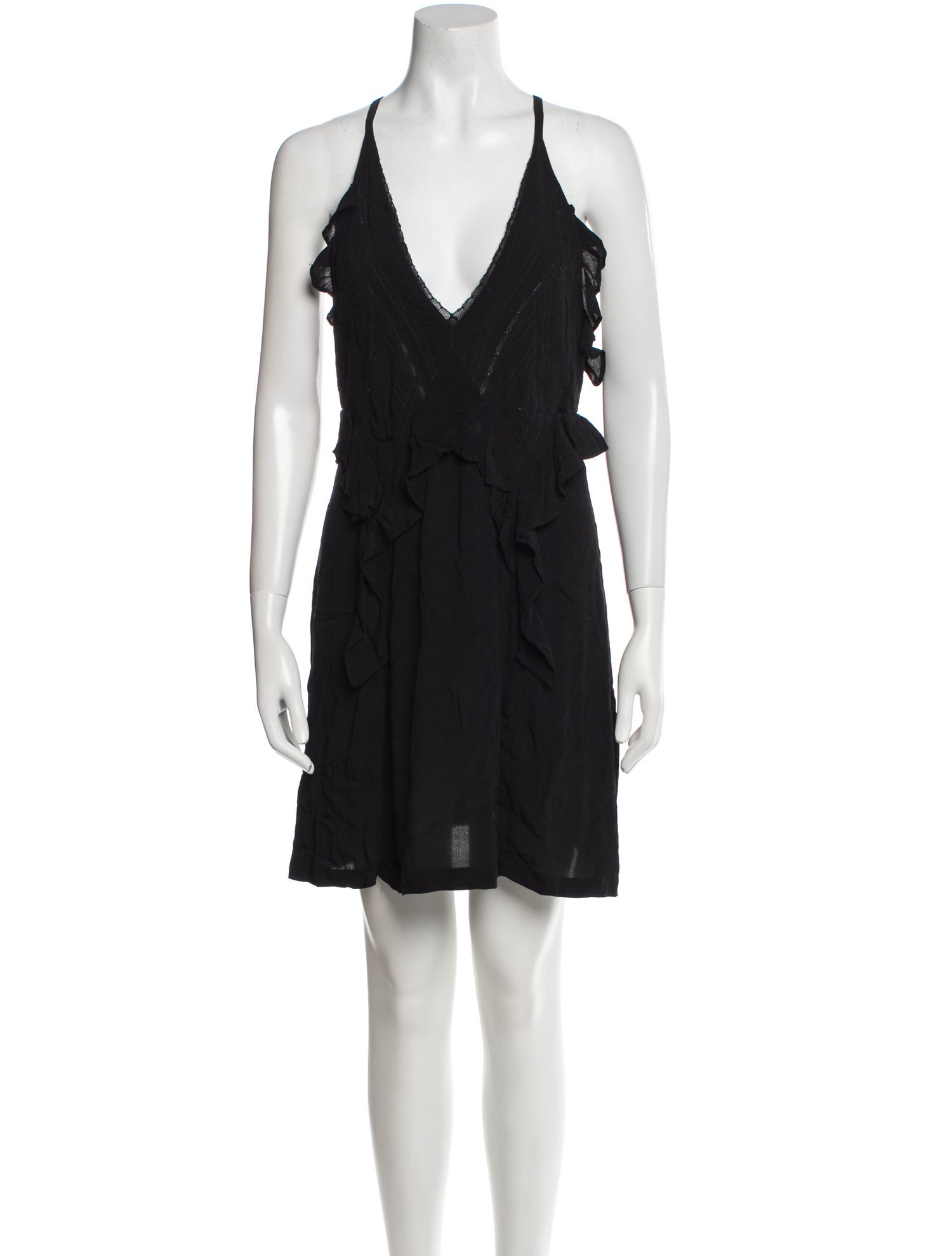 Iro V-Neck Mini Dress