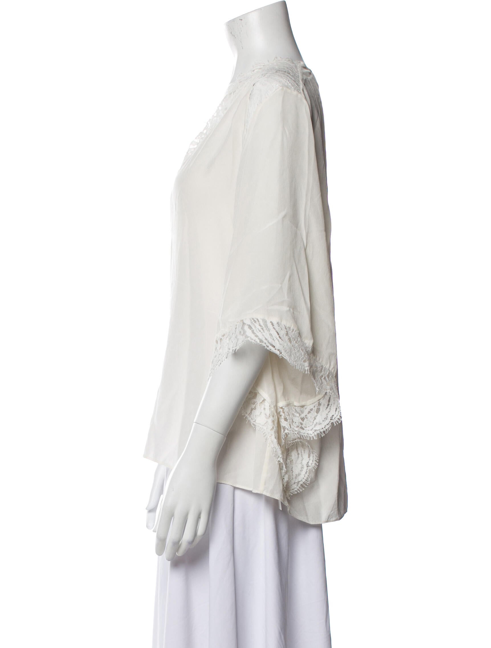 Iro Silk V-Neck Blouse