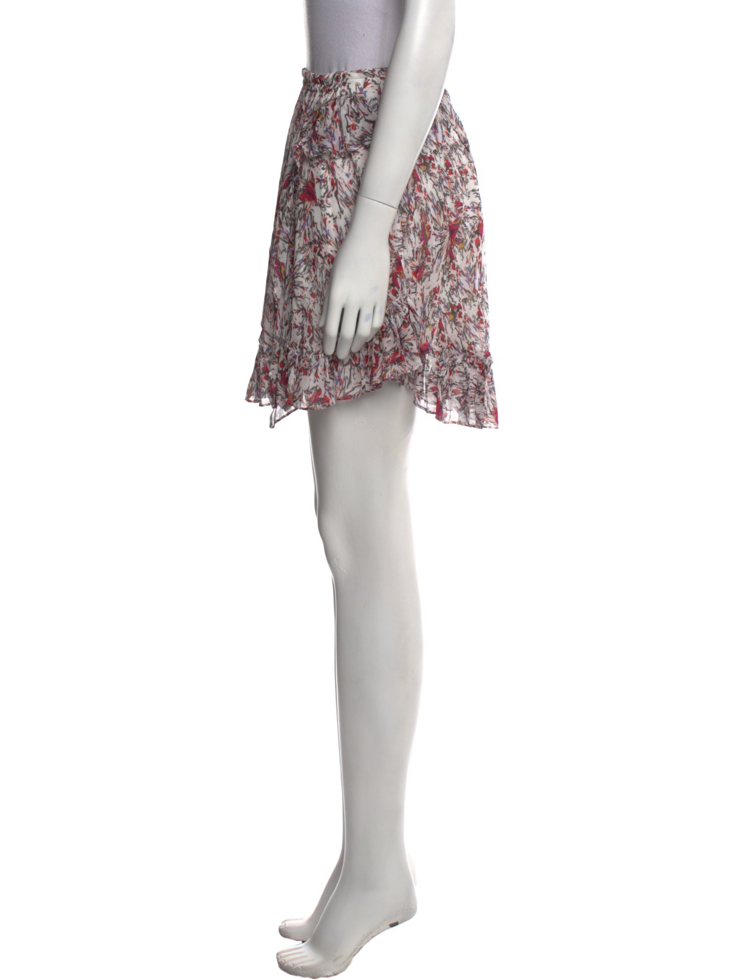 Iro Floral Print Mini Skirt