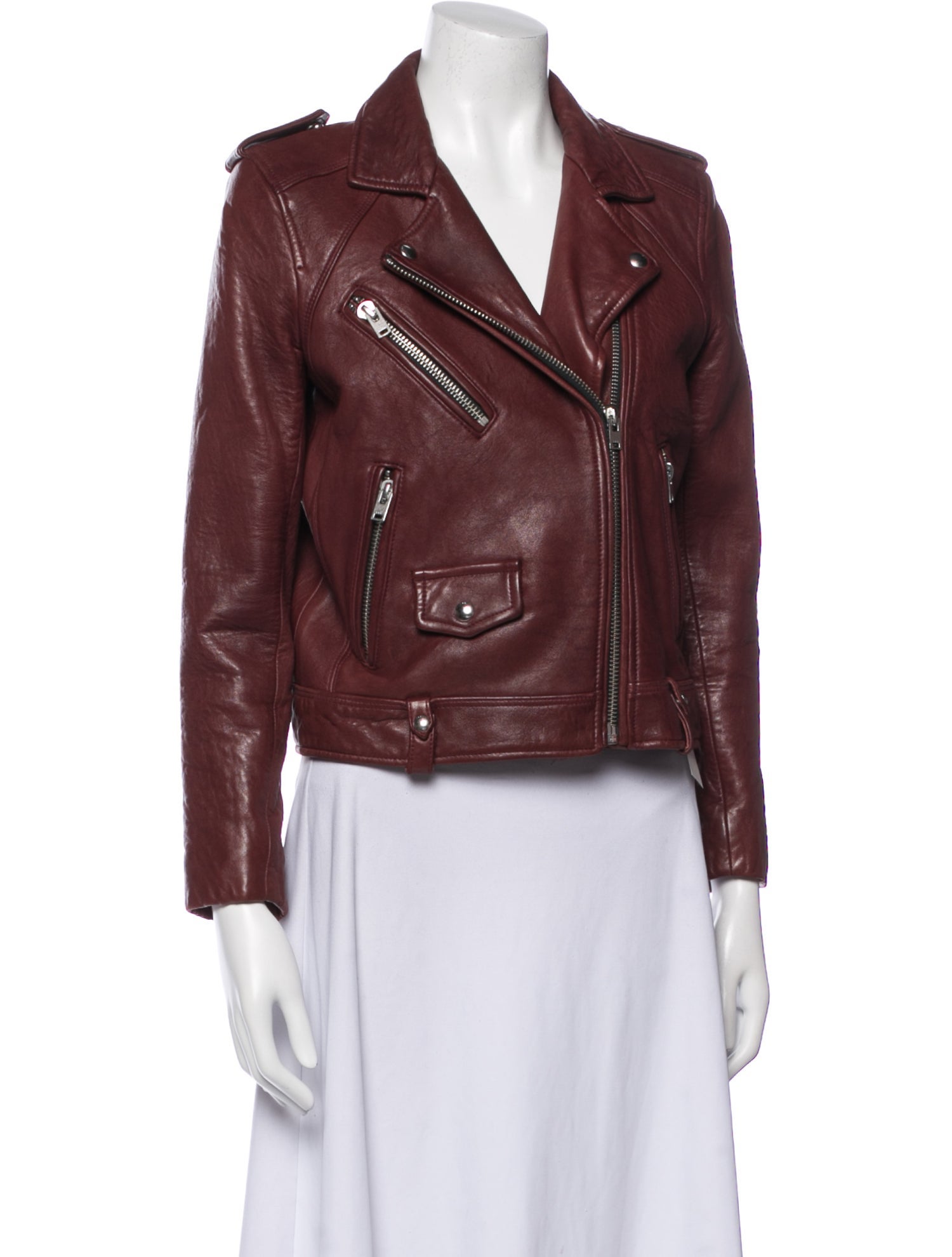 Iro Lamb Leather Biker Jacket