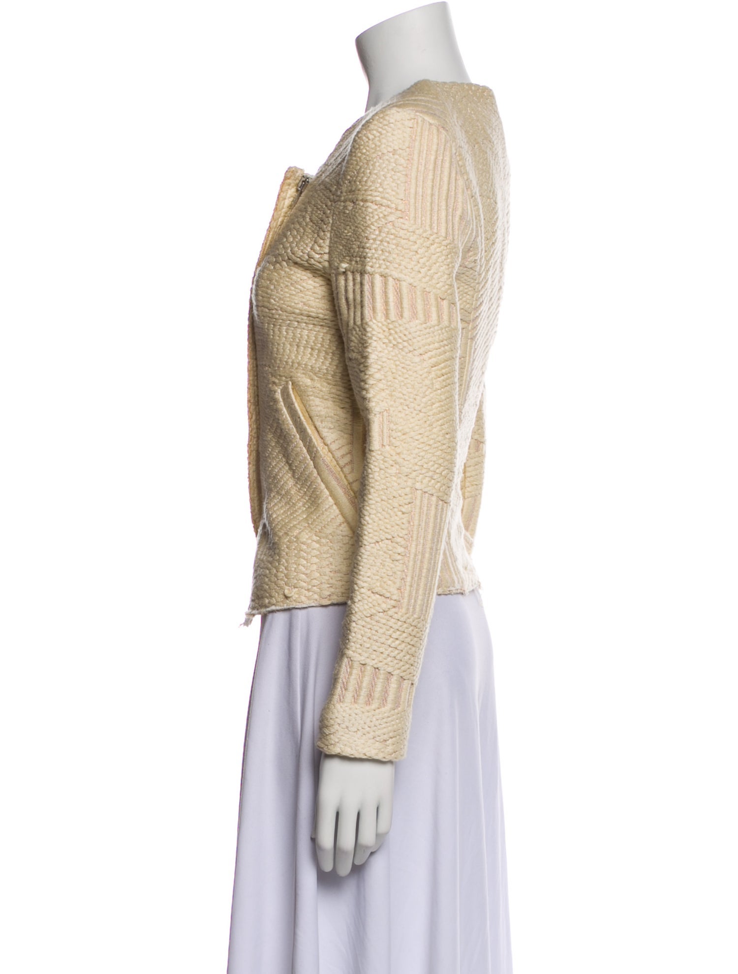 Iro Tweed Pattern Evening Jacket