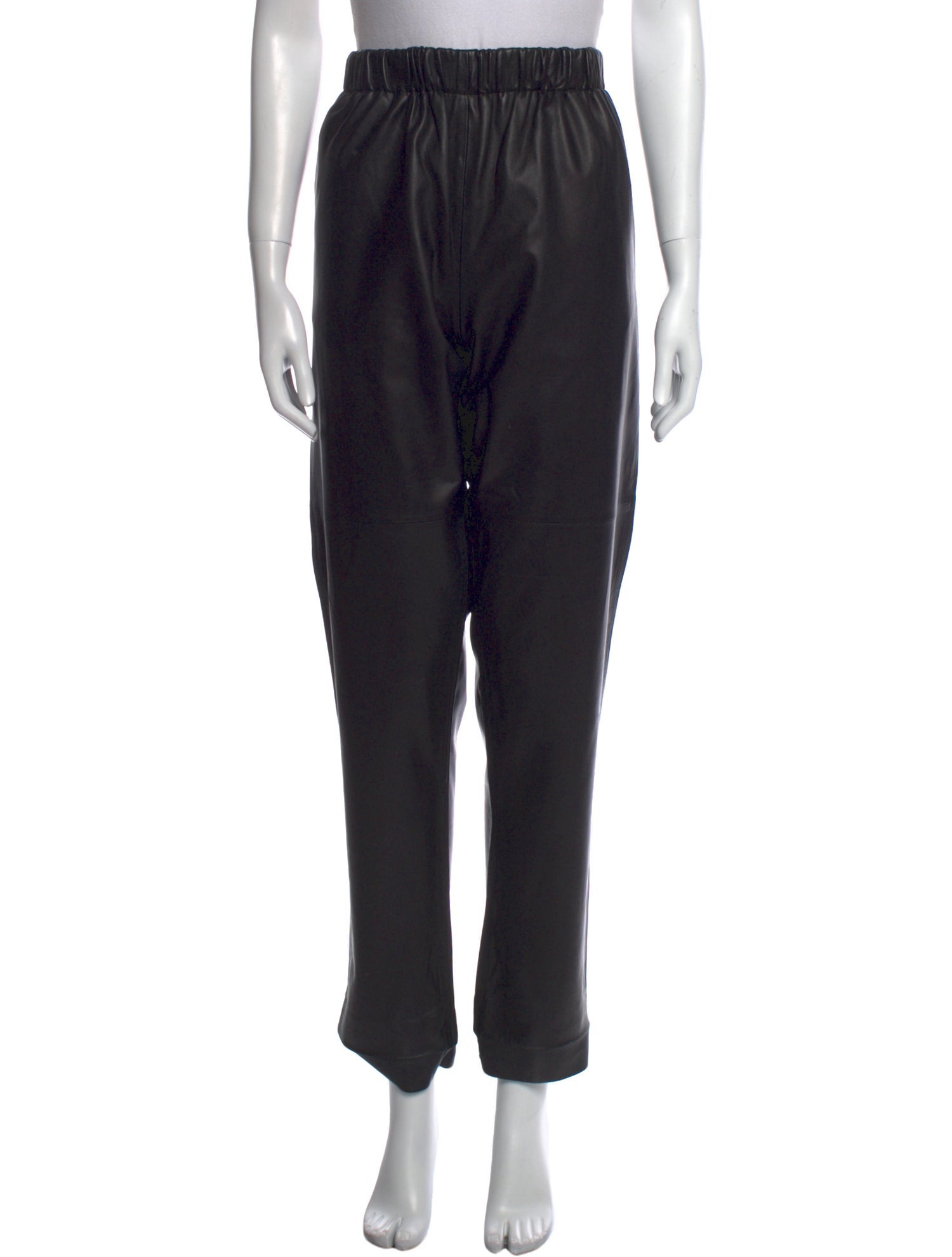 Iro Lamb Leather Straight Leg Pants