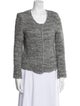 Iro Wool Tweed Pattern Evening Jacket