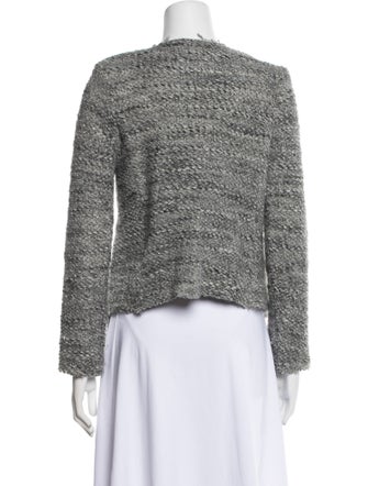 Iro Wool Tweed Pattern Evening Jacket