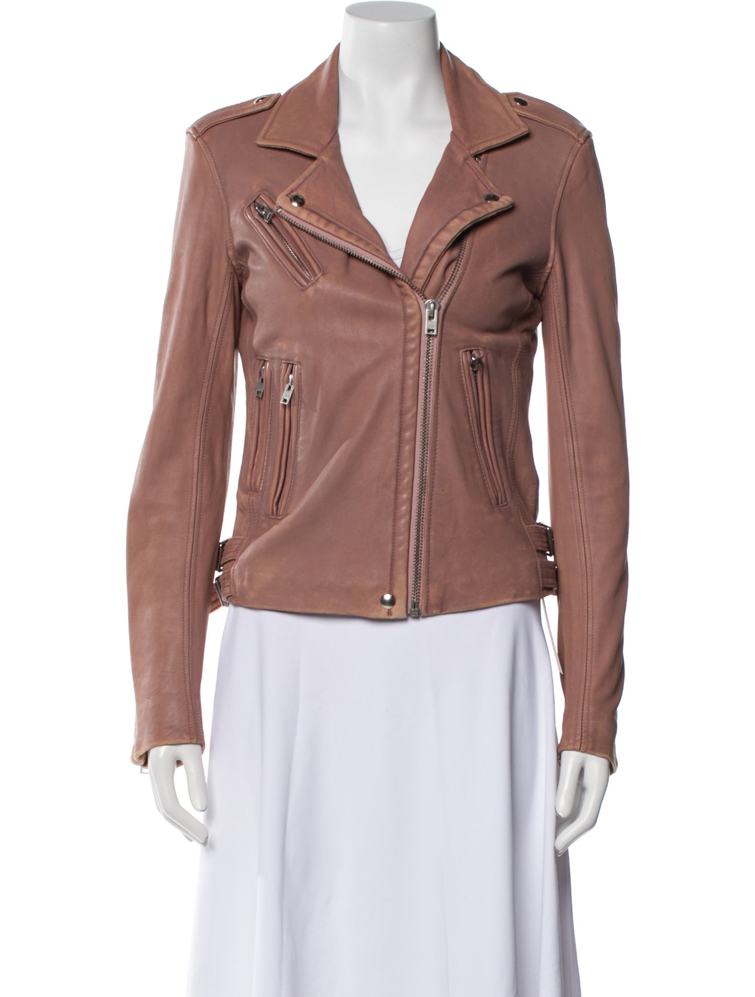 Iro Lamb Leather Biker Jacket