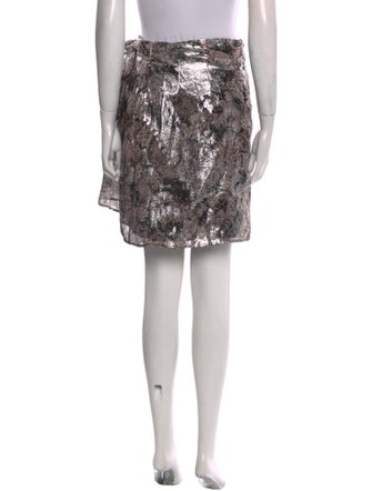 Iro Silk Knee-Length Skirt