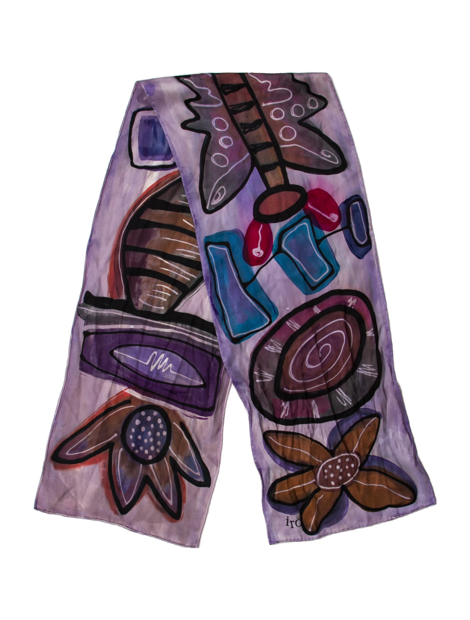 Iro Silk Printed Scarf