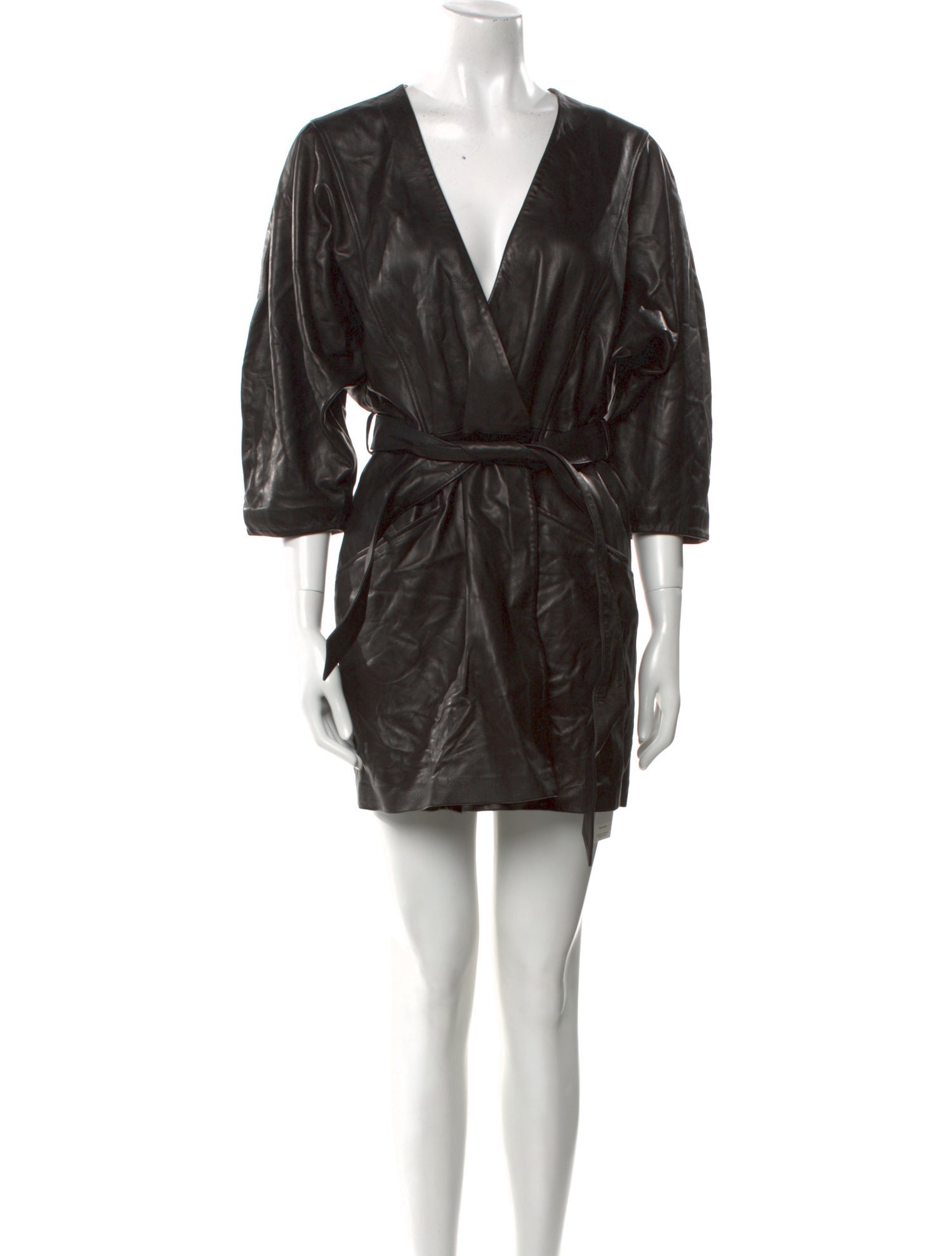 Iro Lamb Leather Mini Dress