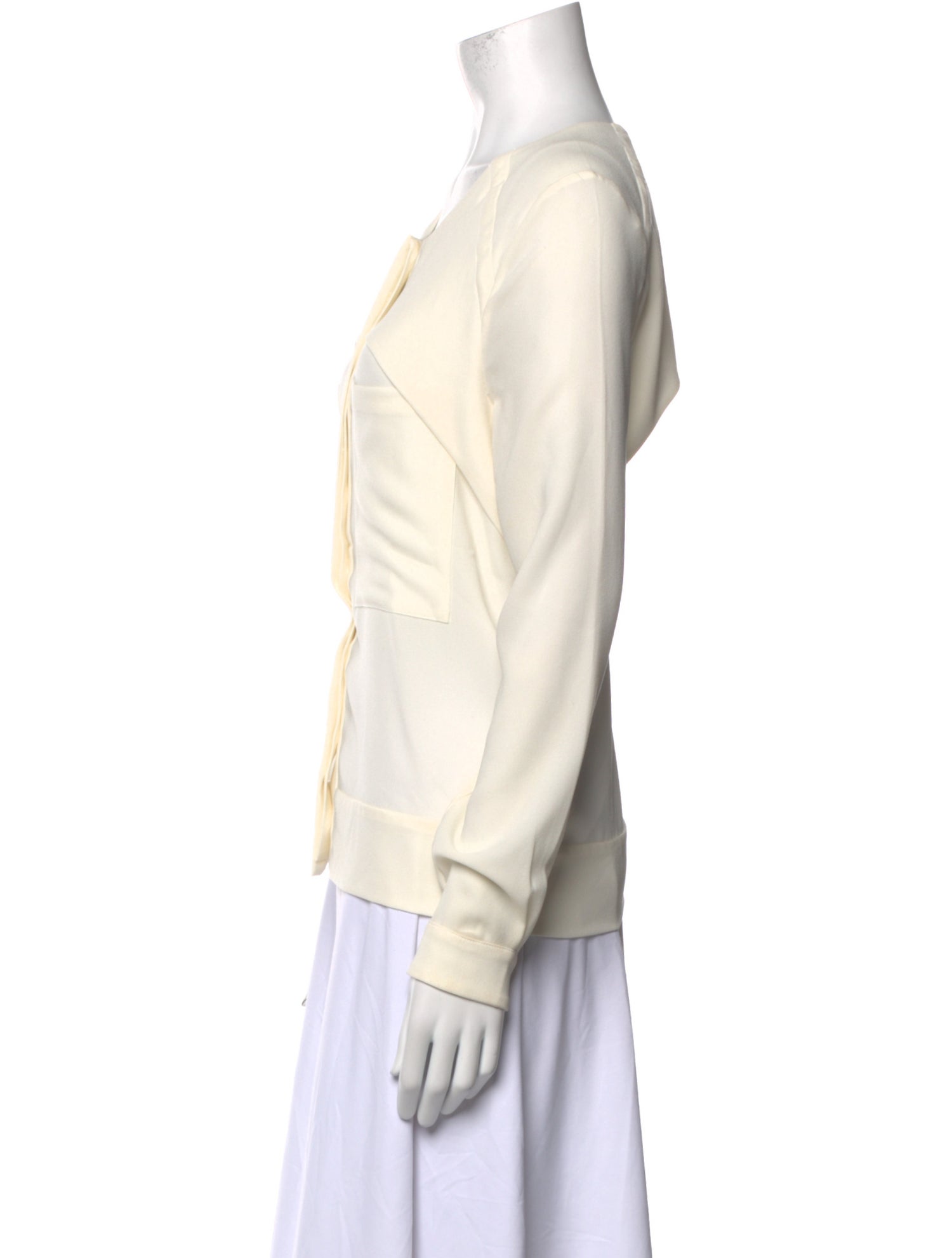 Iro Crew Neck Long Sleeve Blouse