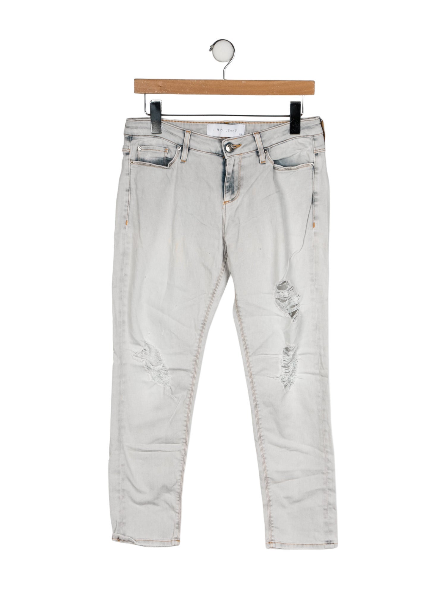 Iro Low-Rise Straight Leg Jeans