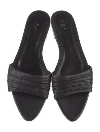 Iro Leather Slides