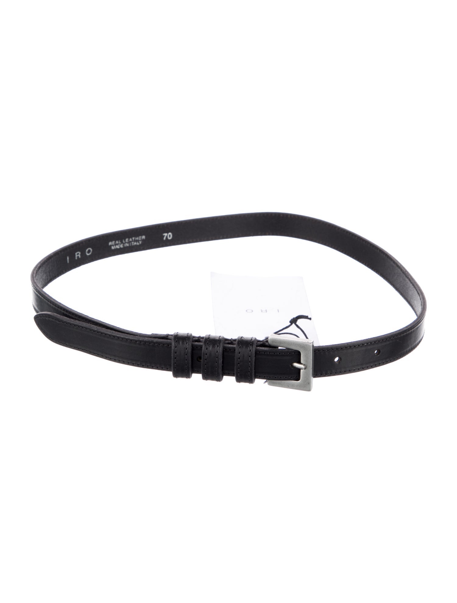 Iro Skinny Leather Waist Belt w/ Tags
