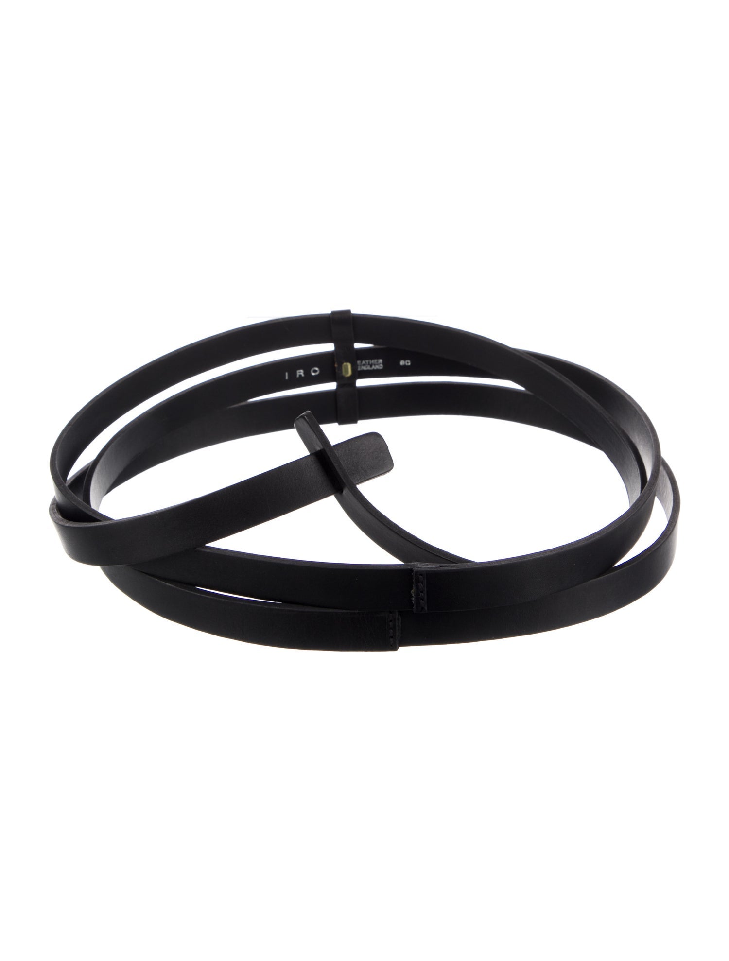 Iro Skinny Leather Belt w/ Tags