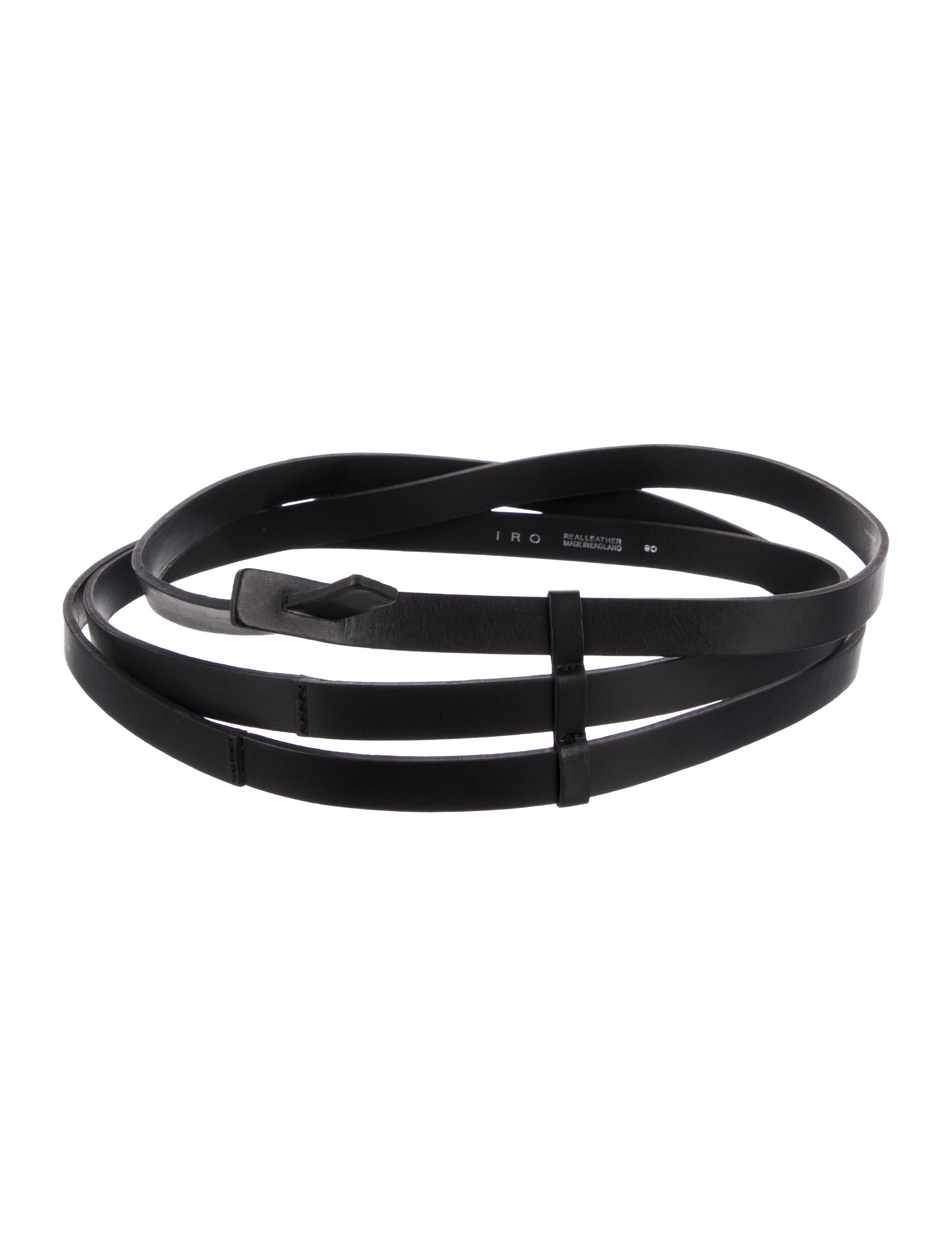 Iro Skinny Leather Waist Belt w/ Tags