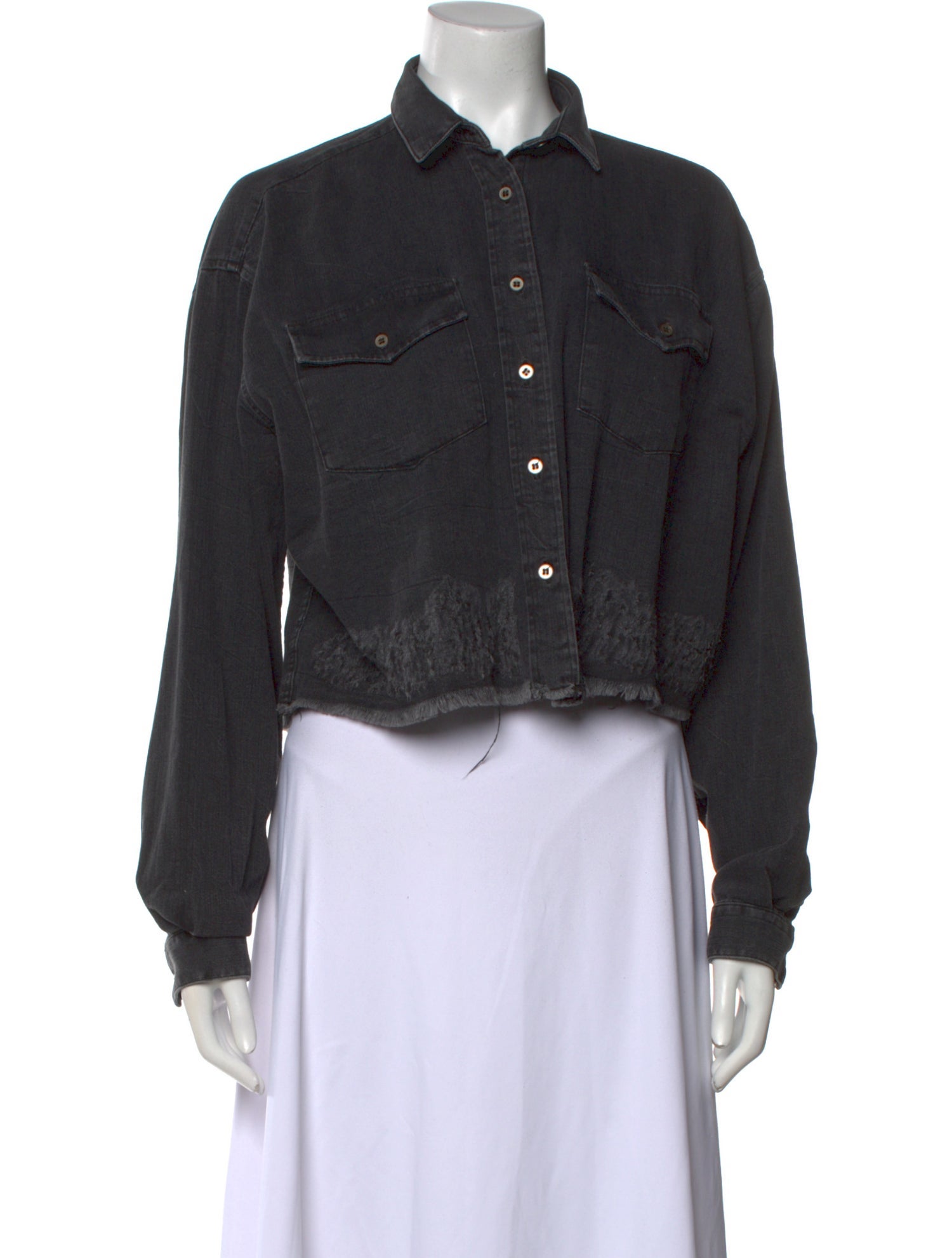 Iro Long Sleeve Crop Top w/ Tags