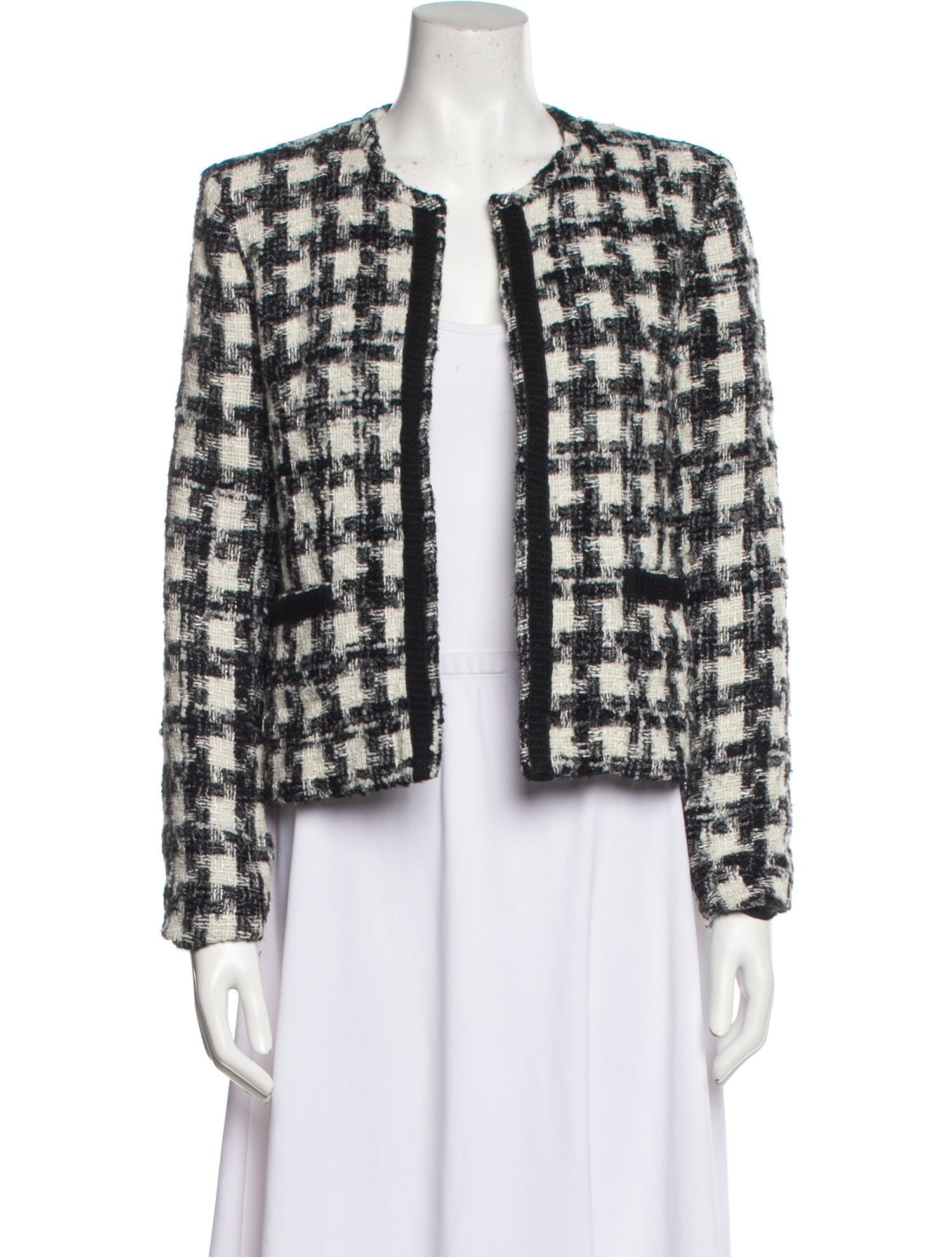 Iro Tweed Pattern Jacket