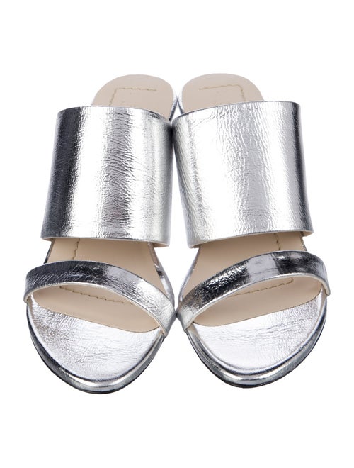 Iro Leather Animal Print Slides