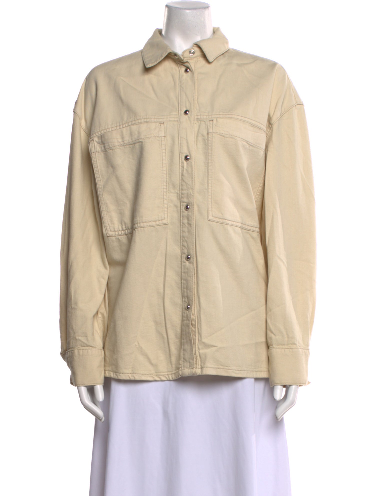 Iro Long Sleeve Button-Up Top w/ Tags