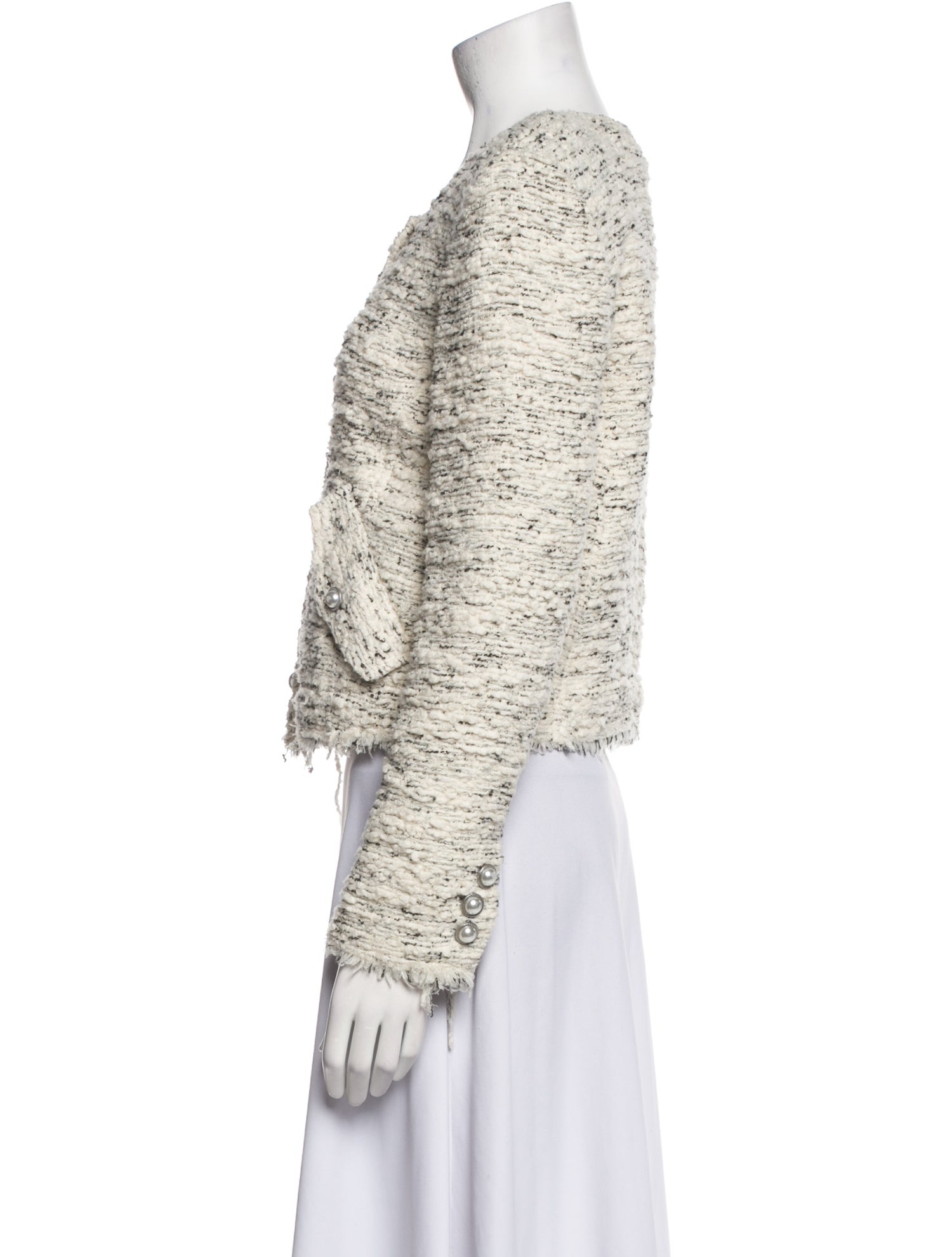 Iro Tweed Pattern Evening Jacket