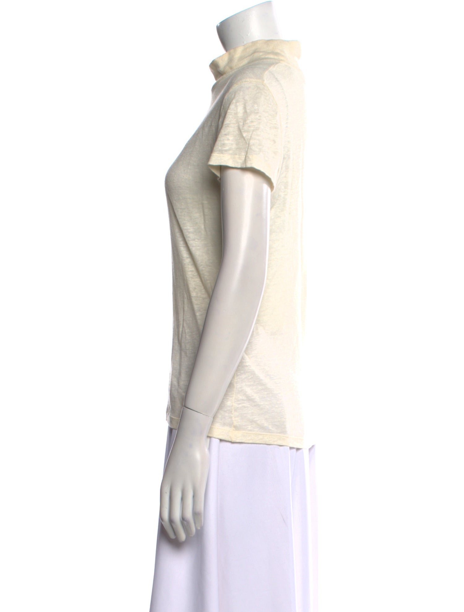 Iro Linen Turtleneck T-Shirt