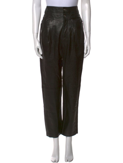 Iro Lamb Leather Straight Leg Pants