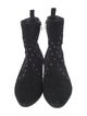 Iro Suede Studded Accents Combat Boots