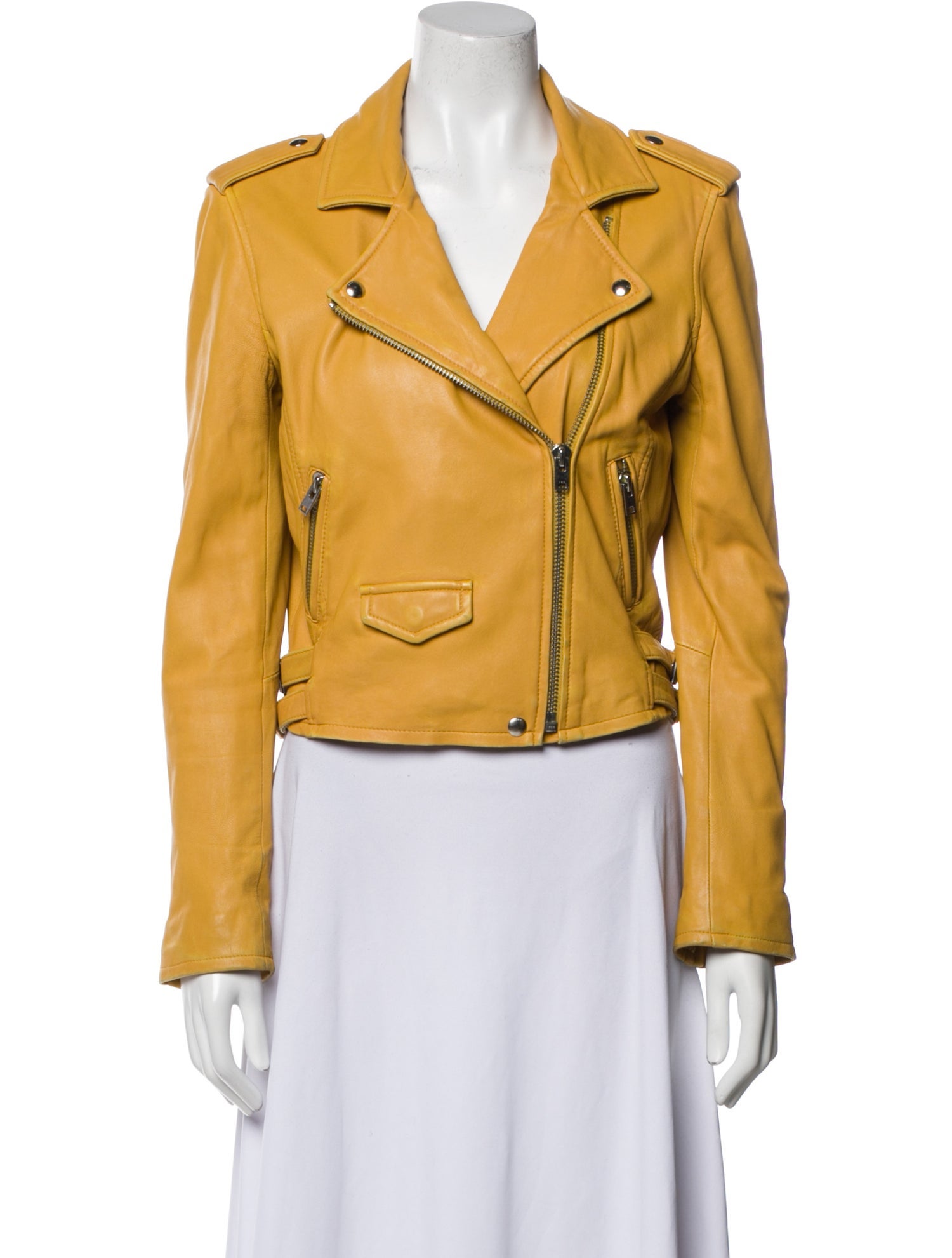 Iro Lamb Leather Biker Jacket