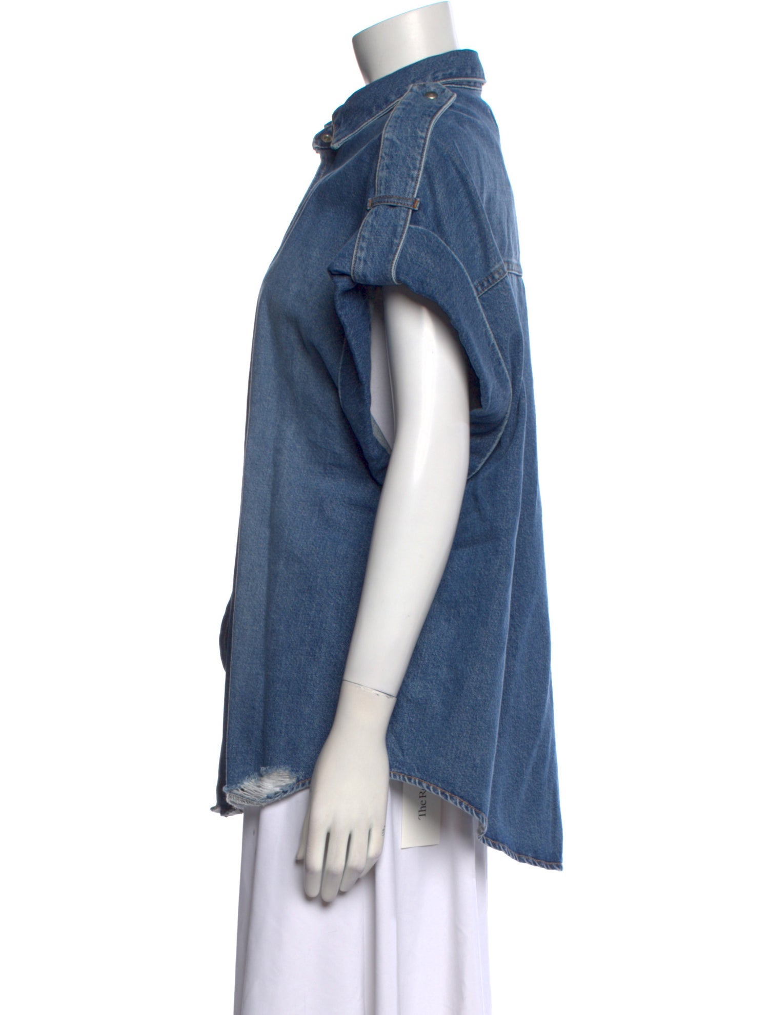 Iro Short Sleeve Button-Up Top w/ Tags