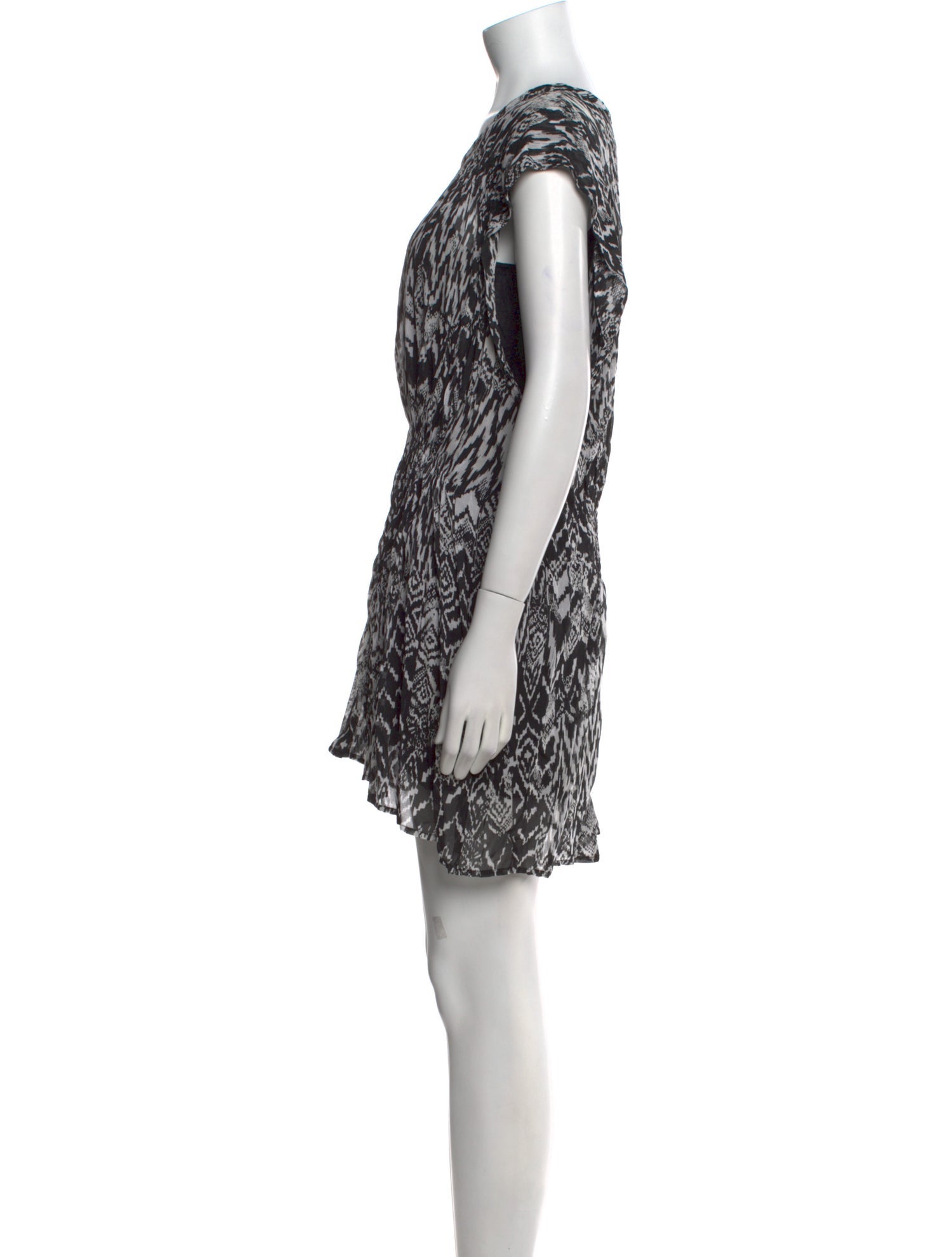 Iro Printed Mini Dress