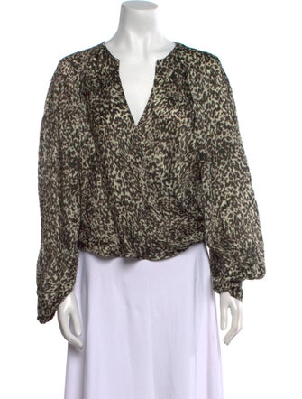 Iro Silk Printed Blouse
