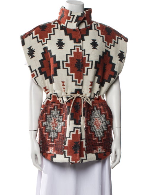 Iro Wool Printed Vest