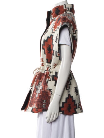 Iro Wool Printed Vest