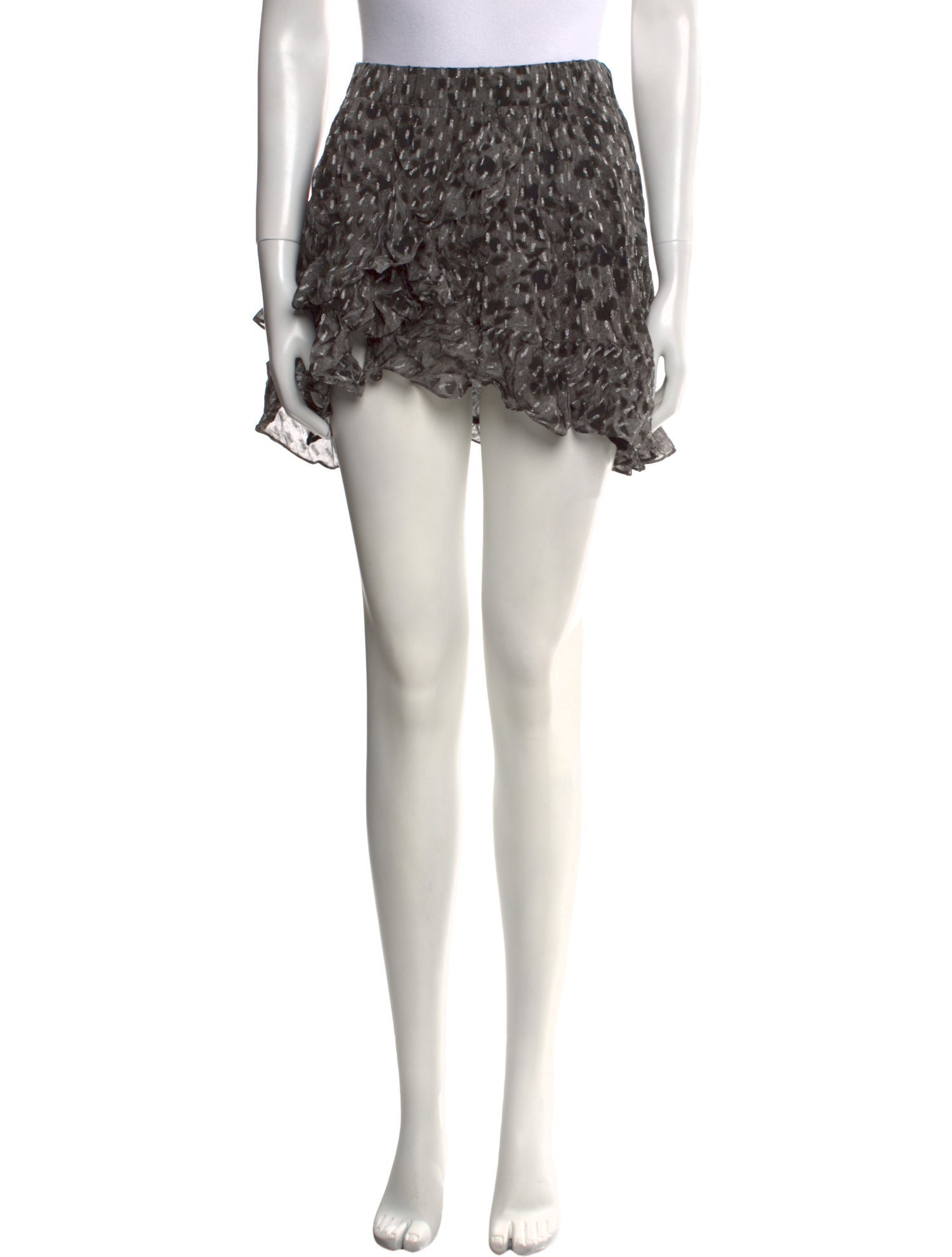 Iro Printed Mini Skirt