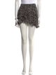 Iro Printed Mini Skirt