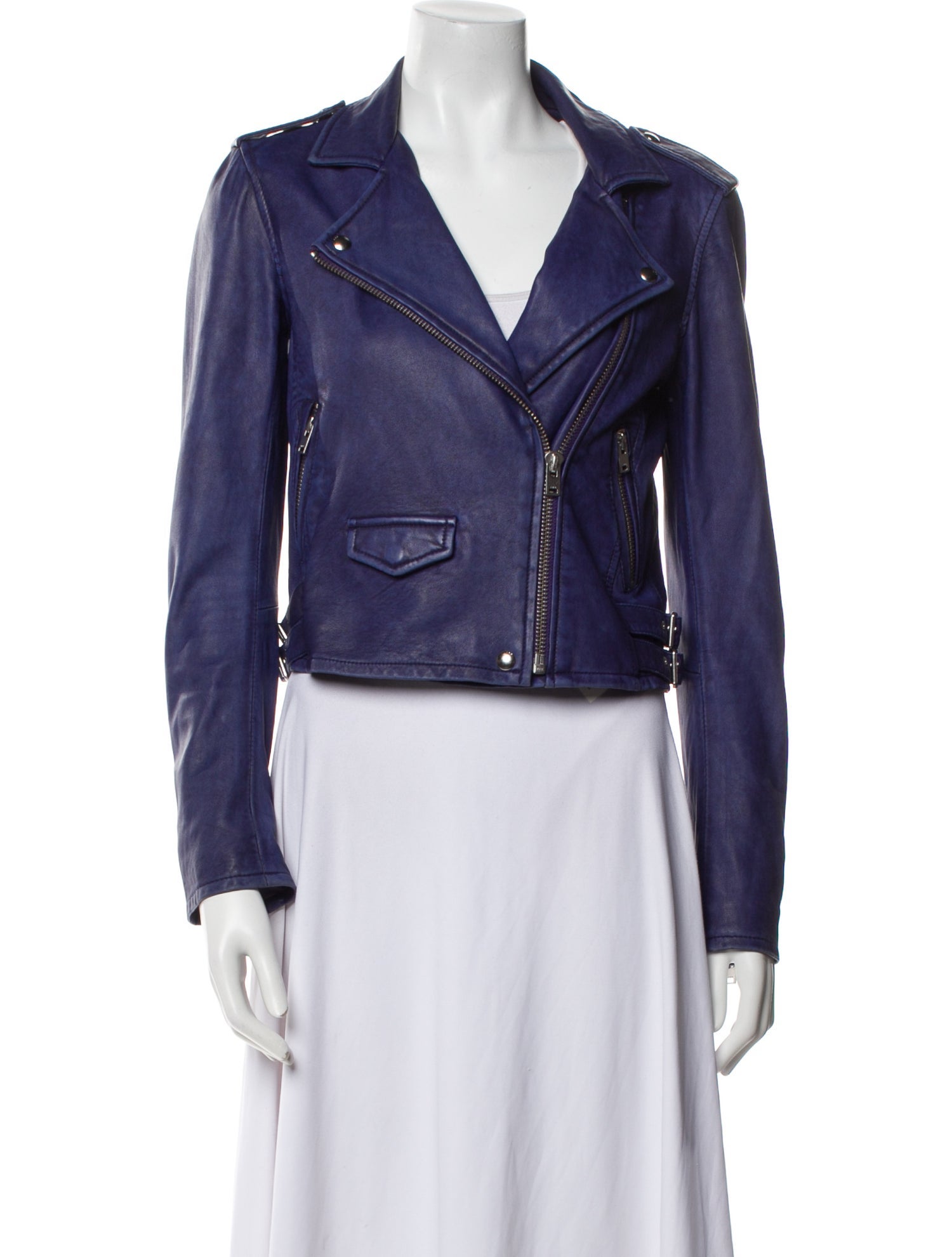 Iro Lamb Leather Biker Jacket