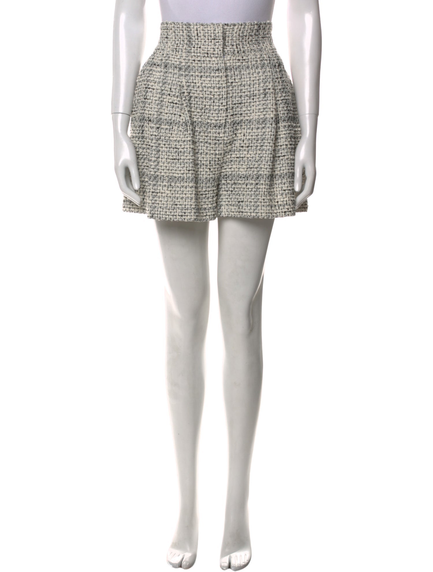 Iro Tweed Pattern Mini Shorts