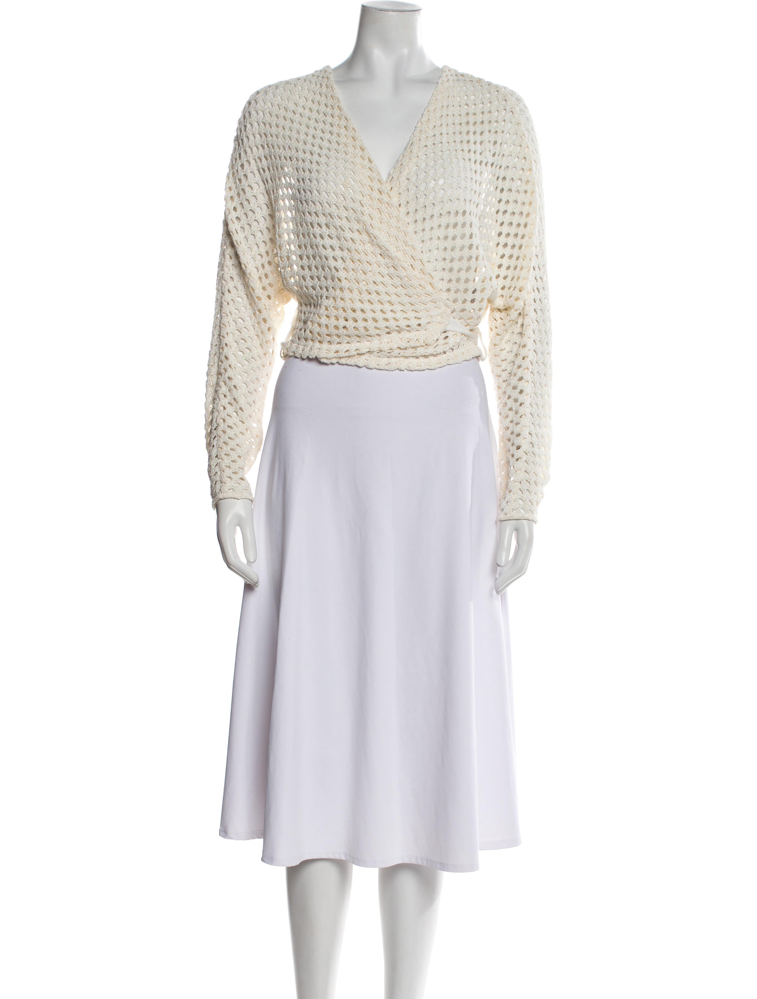 Iro Striped V-Neck Sweater