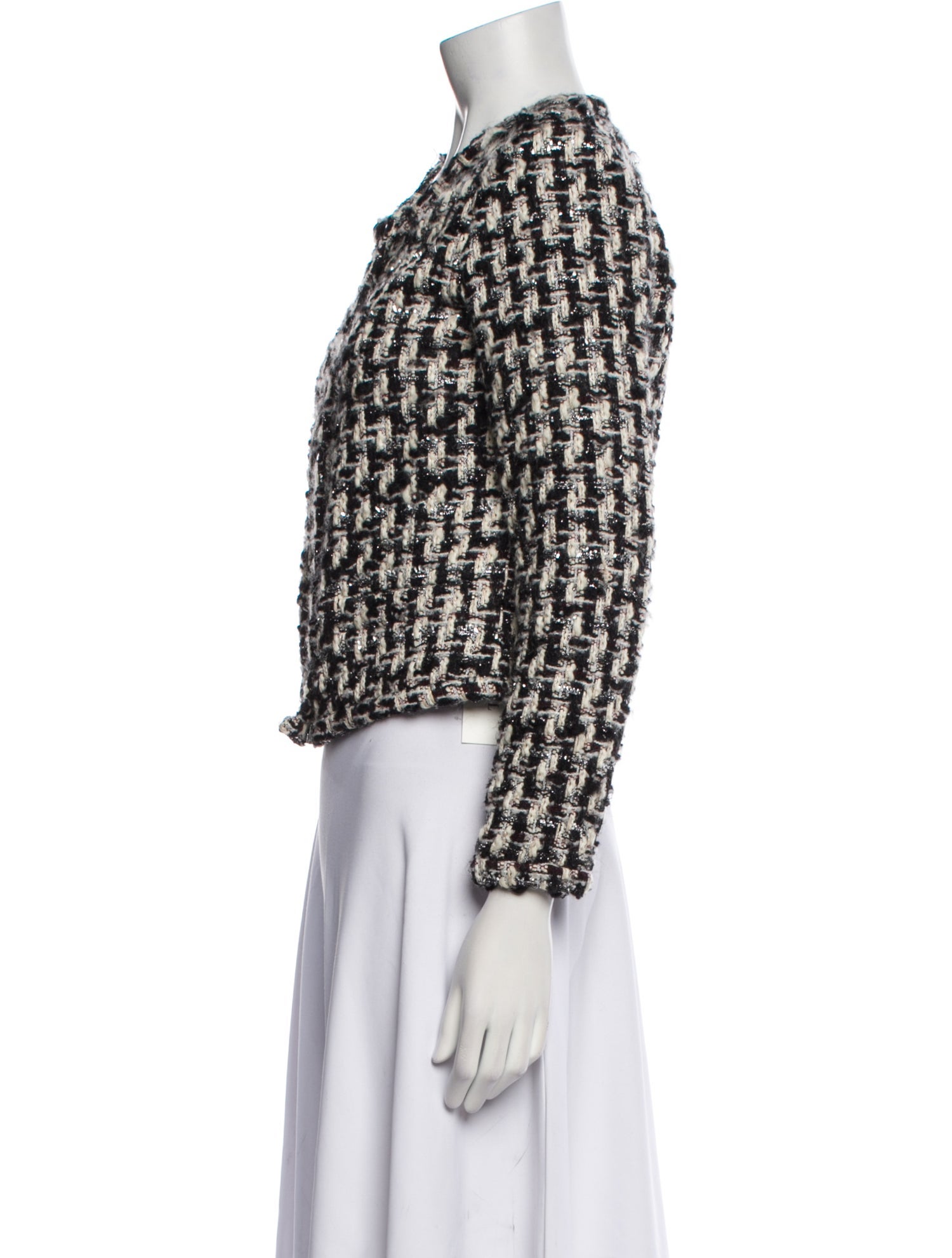 Iro Tweed Tweed Pattern Evening Jacket