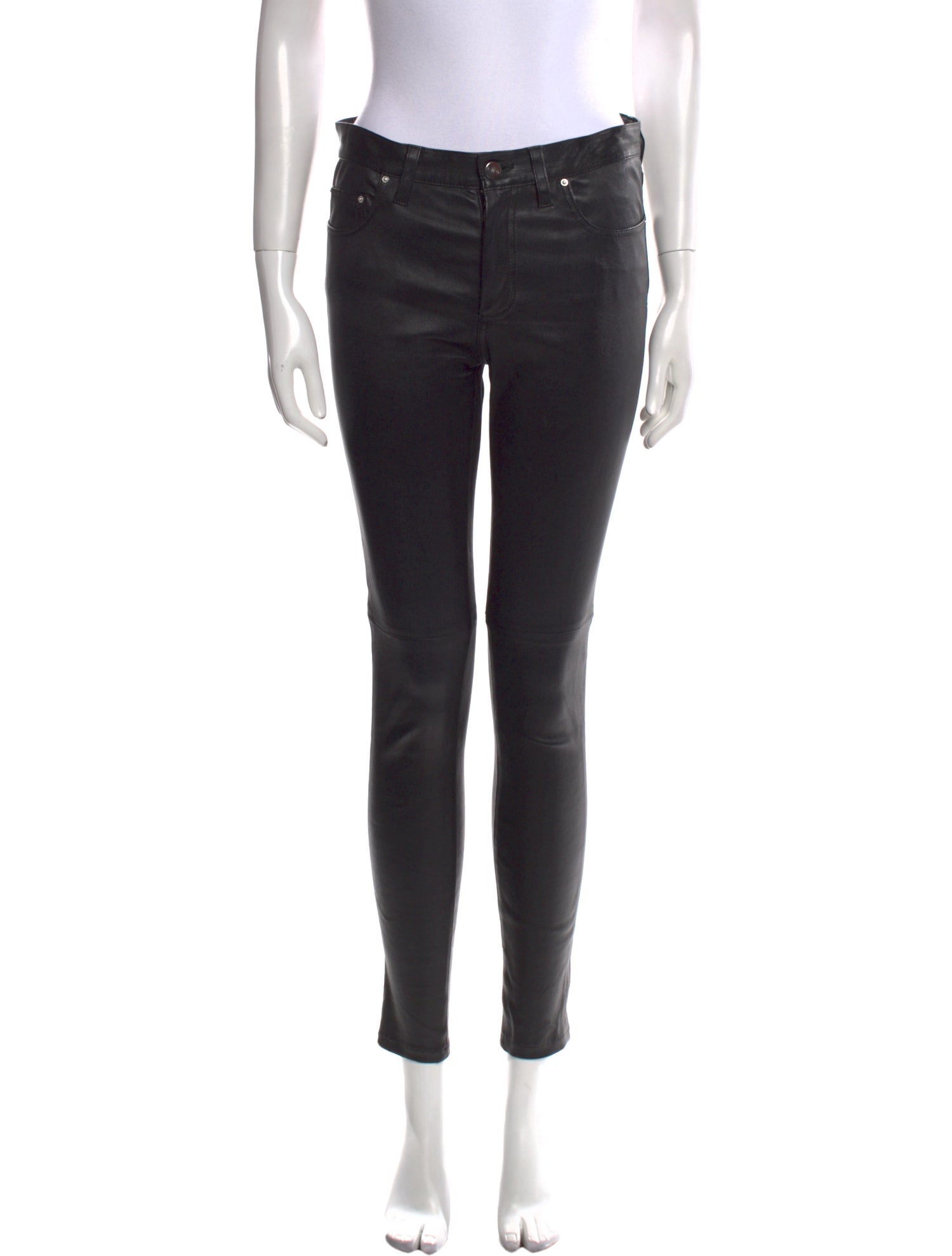 Iro Lamb Leather Skinny Leg Pants