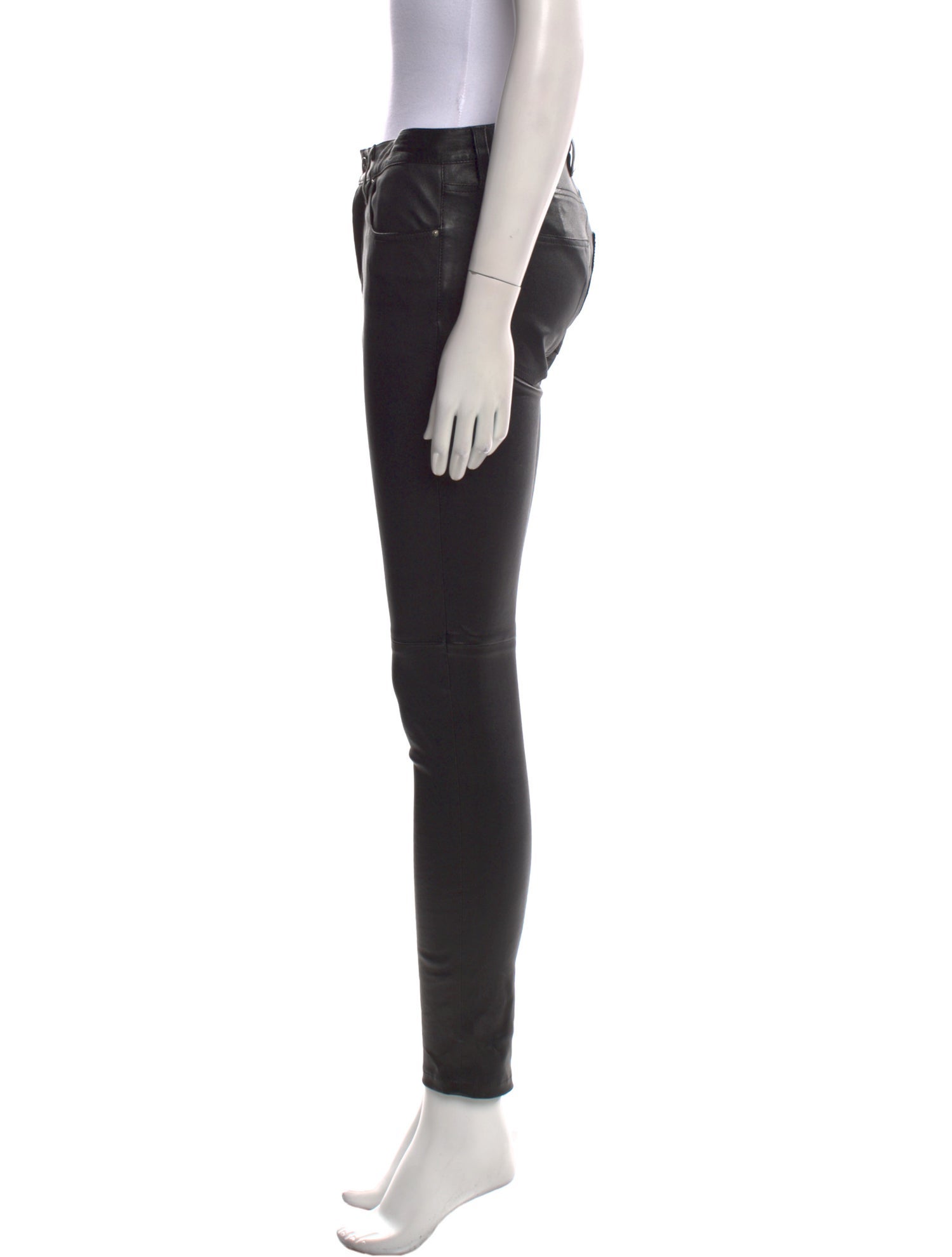 Iro Lamb Leather Skinny Leg Pants