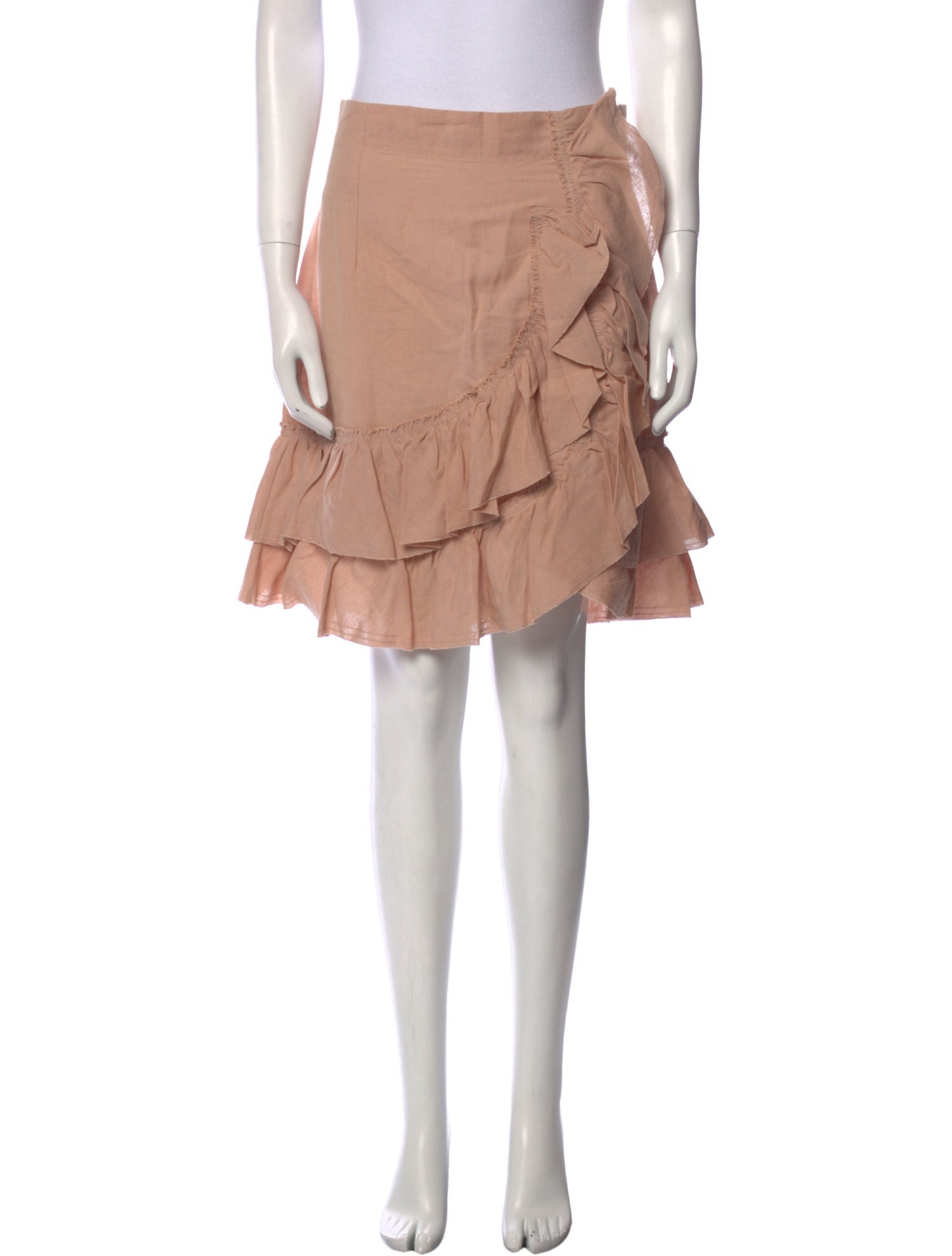 Iro Ruffle Embellishment Knee-Length Skirt