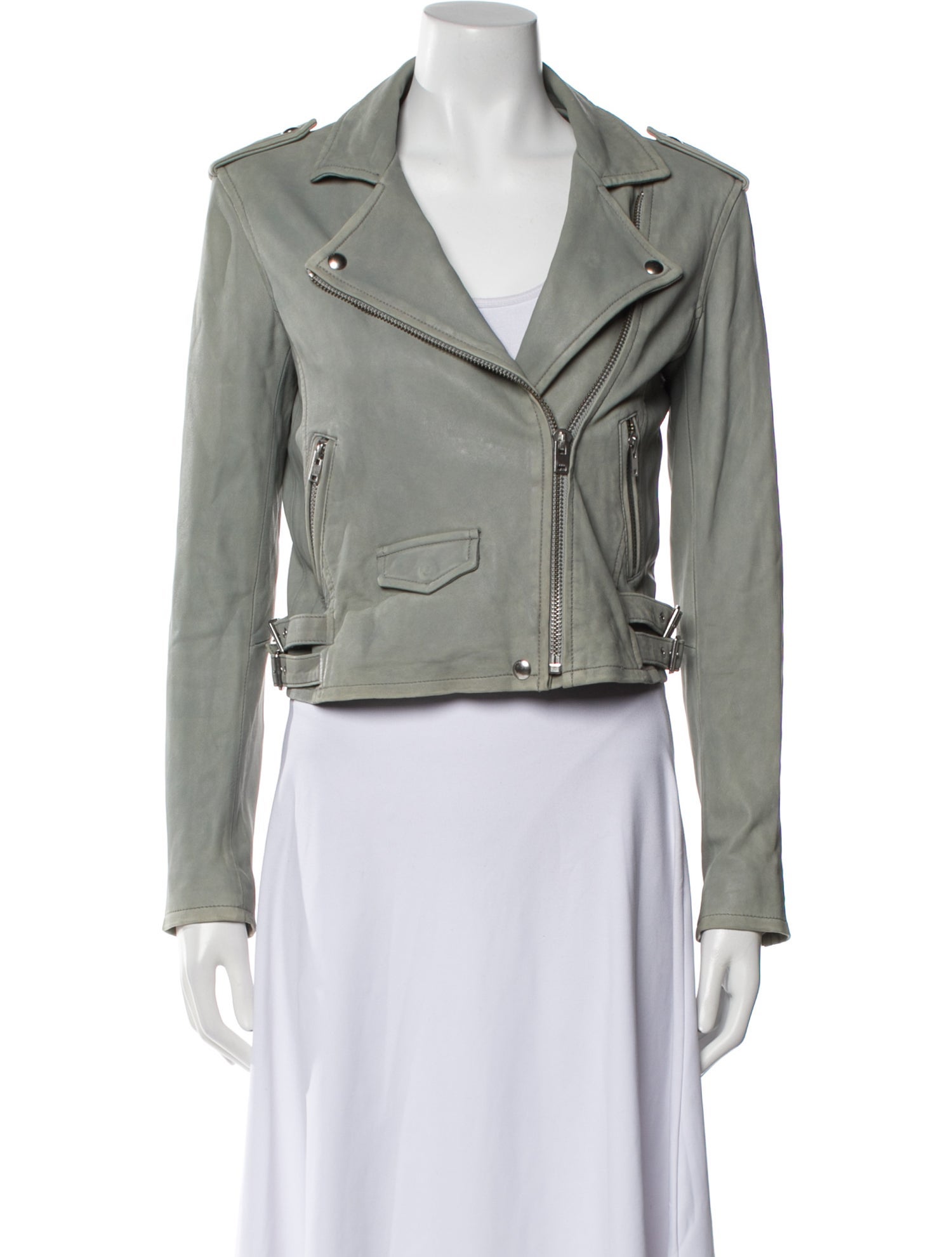 Iro Lamb Leather Biker Jacket