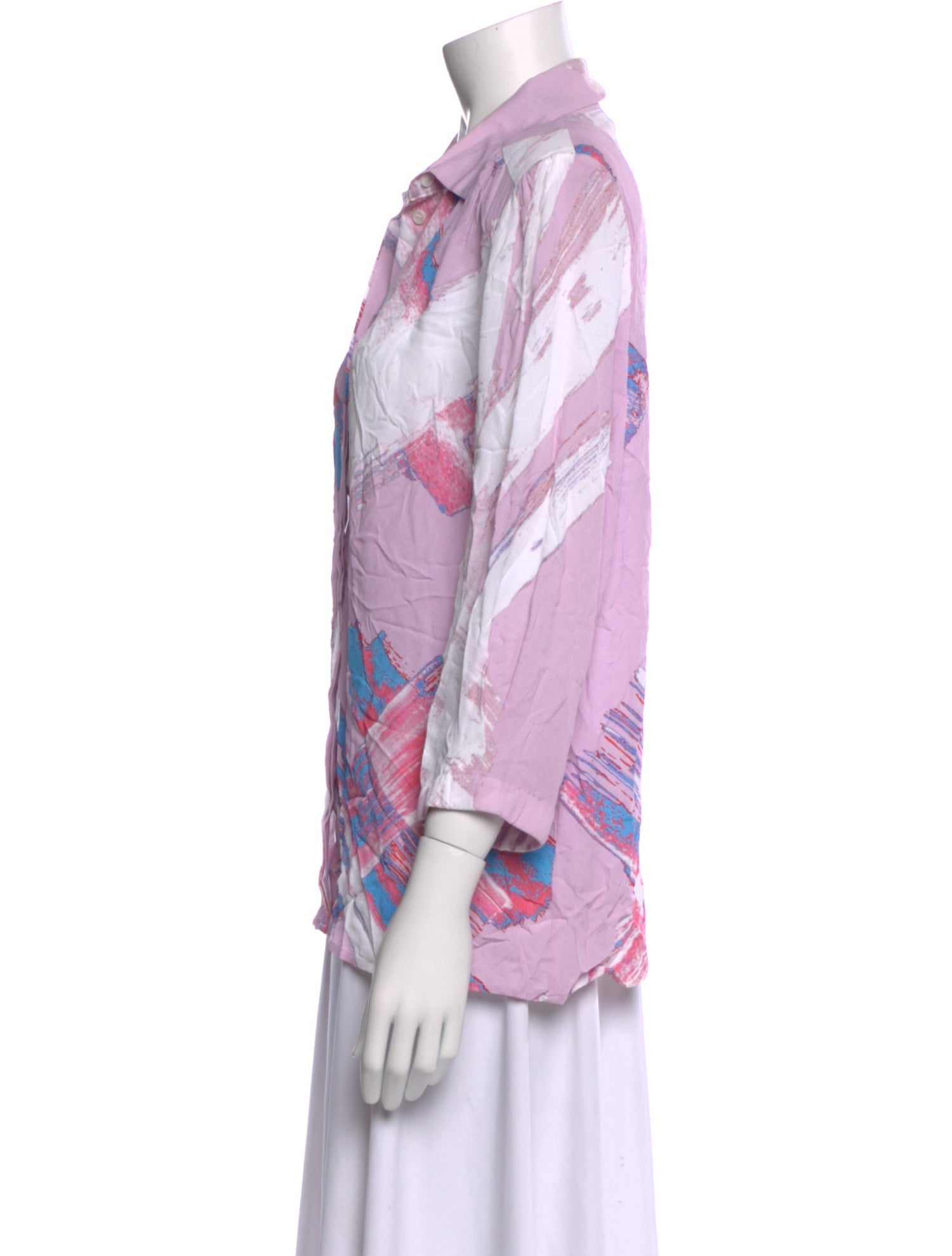 Iro Printed V-Neck Blouse