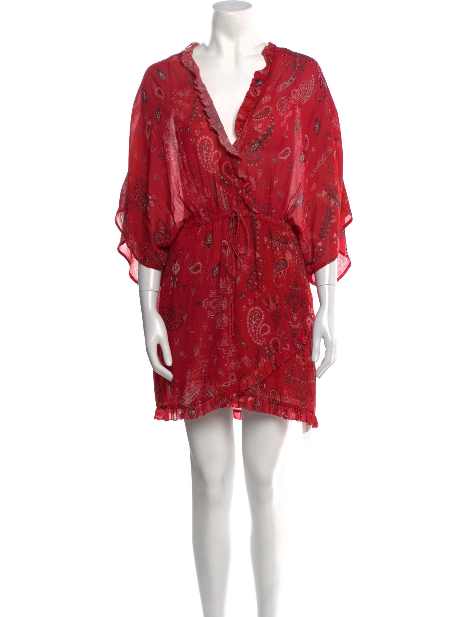 Iro Printed Mini Dress