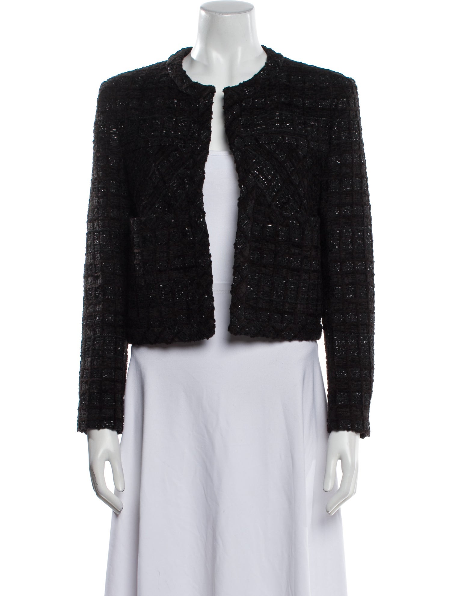 Iro Tweed Pattern Evening Jacket
