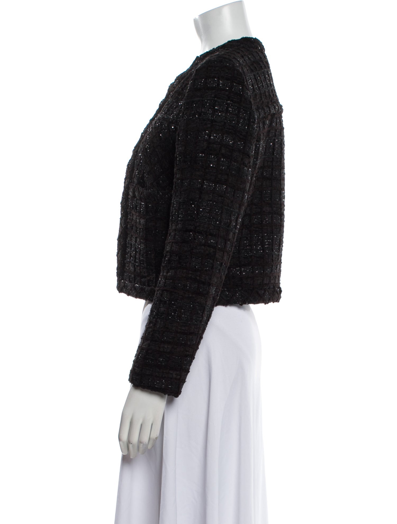 Iro Tweed Pattern Evening Jacket