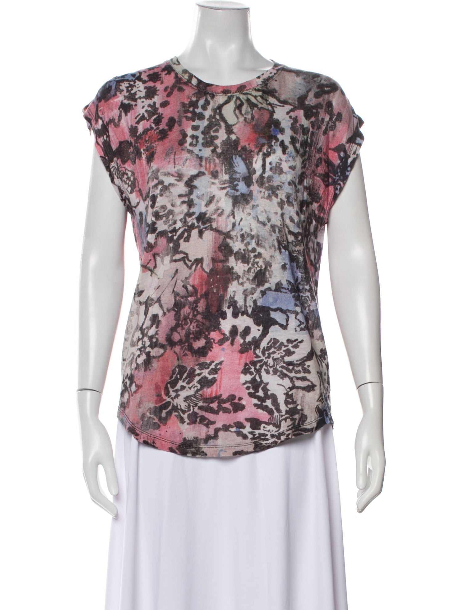 Iro Linen Printed T-Shirt