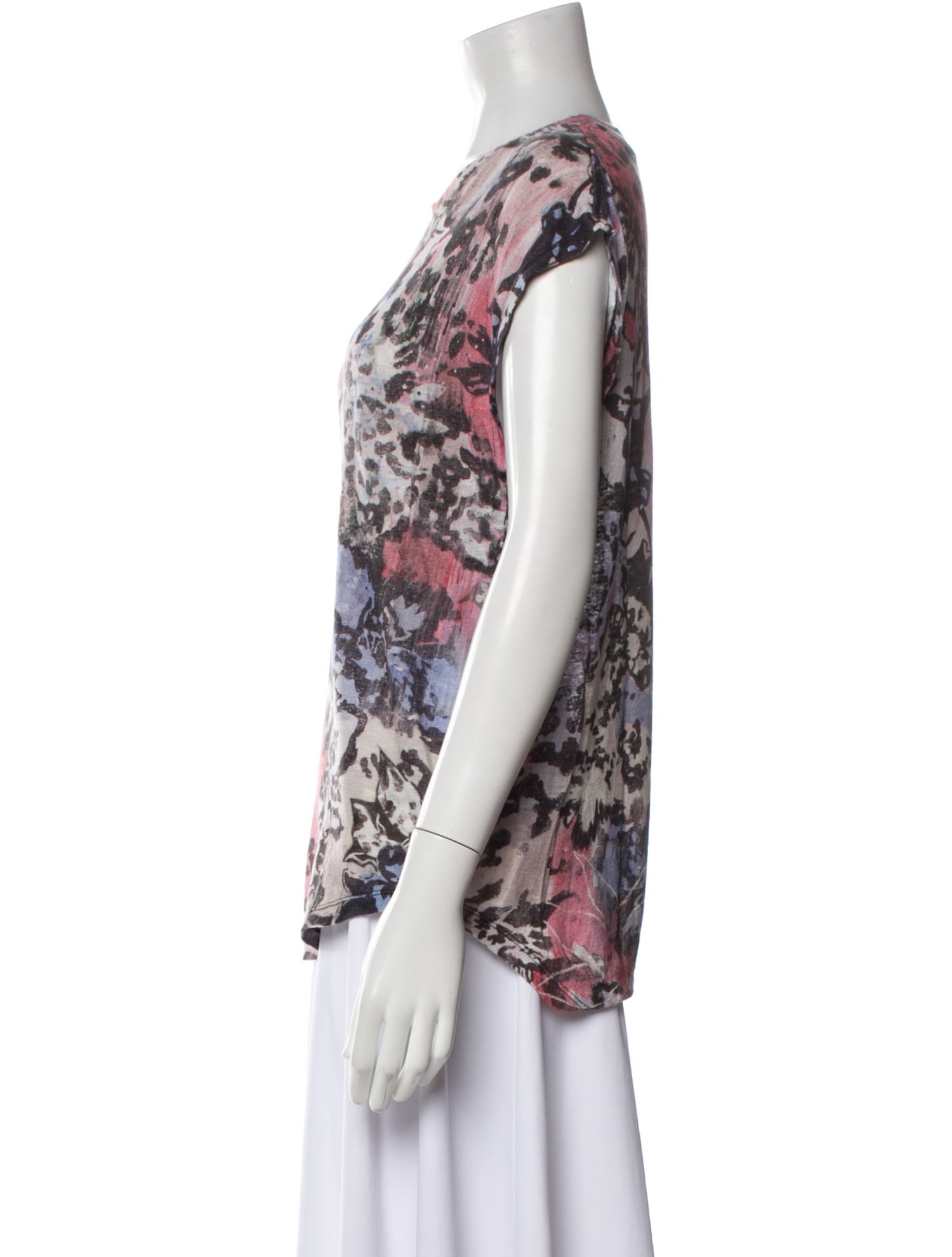 Iro Linen Printed T-Shirt