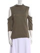 Iro Mock Neck Three-Quarter Sleeve Top